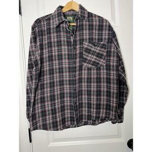 Stillwater Supply Co Shirt  Heavy Flannel Plaid Mens Size M L Long Sleeve